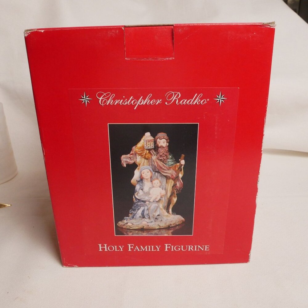 Christopher Radko Holy Family Cold Cast Resin Figurine - Picture 2 of 6